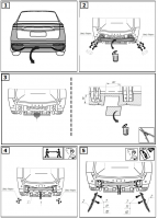 Фаркоп 7620-A Oris на Geely Monjaro (KXII) 2022- без выреза в бампере. Тип шара: A. Нагрузки: 1500/75 кг, масса фаркопа 21,50 кг (без электрики в комплекте) от магазина ФаркопРос